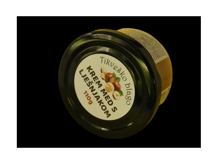 Honey cream with hazelnut